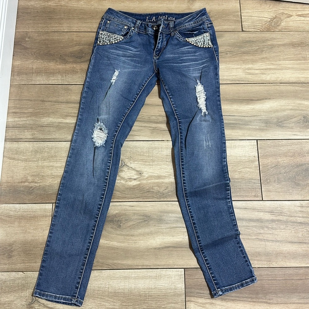 Straight leg jeans 31 backslash 31.5